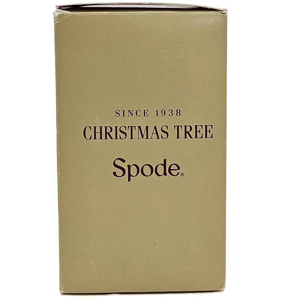 Spode Christmas Tree Ornament 2011 Bell With Santa Handcrafted NIB Holiday Decor - Picture 6 of 10